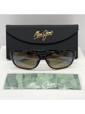 Maui Jim Koki Beach Sunglasses 433-15T Olive Tortoise Bronze 56-16-130